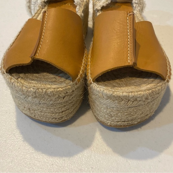 ZARA Platform Espadrilles Sandal Tan - Picture 11 of 16